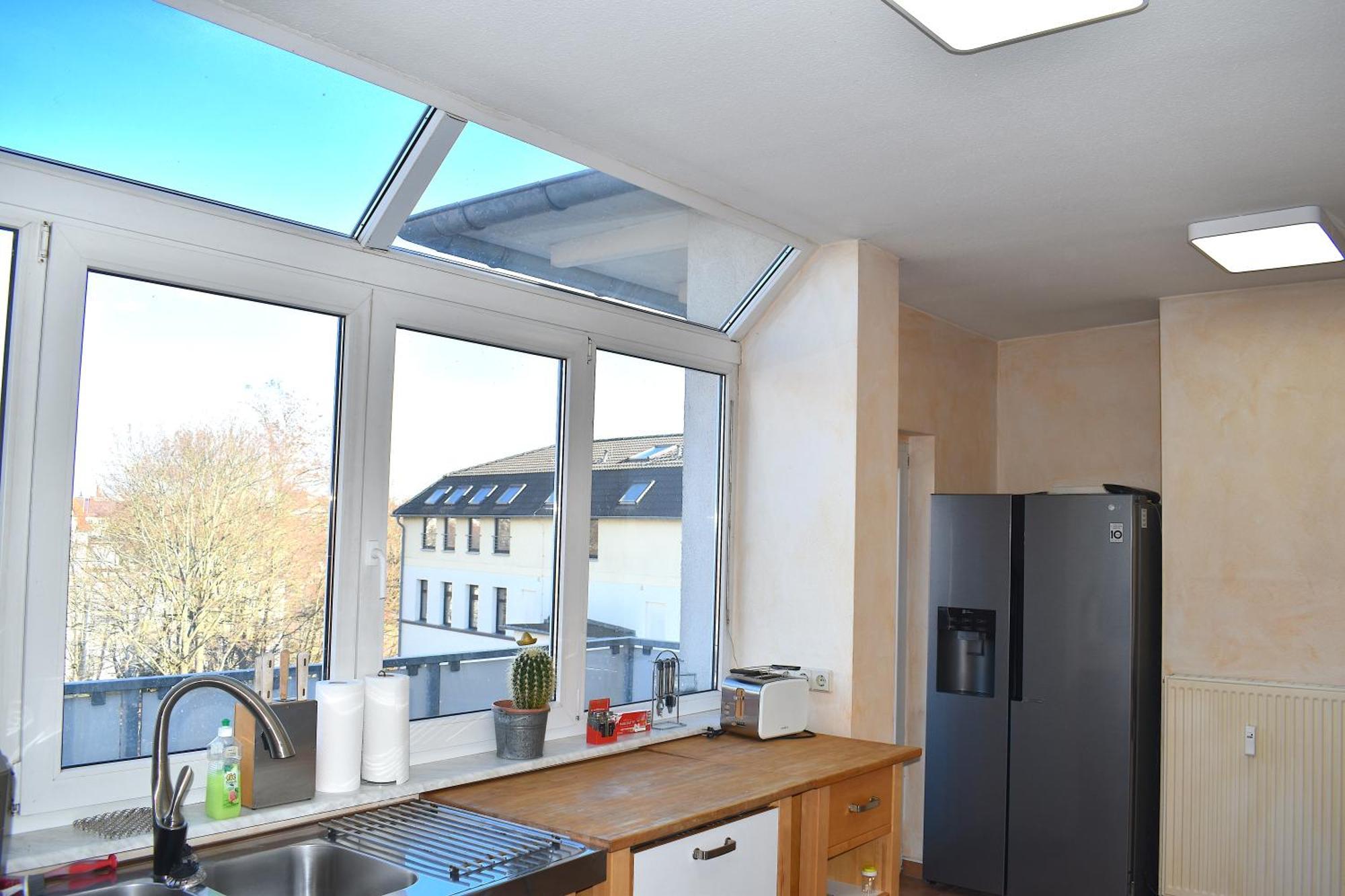 City-Dach-Apartment Mit Loggia - Balkon - Kamin Cottbus Bagian luar foto